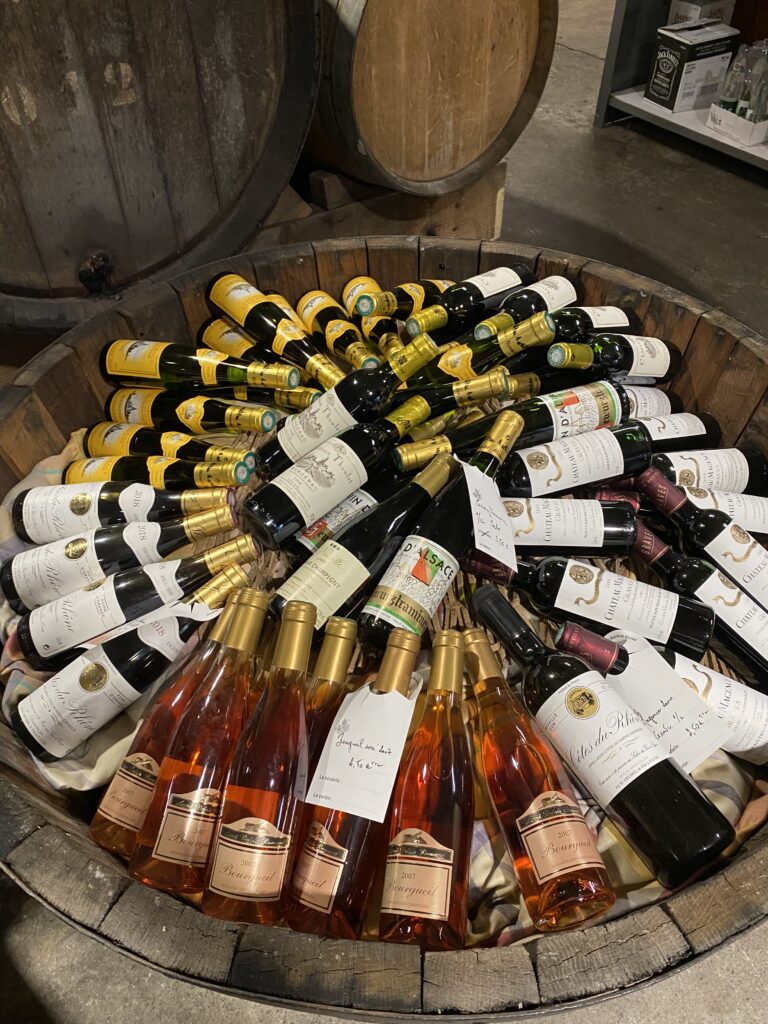 Le choix des vins à la cave Vins Henri Grumel