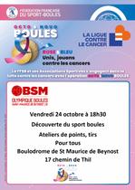 L’Olympique Boules s’engage dans la lutte contre les cancers avec l’opération OCTO et NOVO Boules_Saint-Maurice-de-Beynost