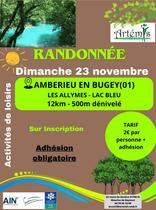 Randonnée pédestre à Ambérieu en Bugey (01) avec Artémis_Saint-Maurice-de-Beynost
