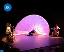 Le Théâtre Allegro vous présente de la poésie en mouvement: « Dans ma coquille » par la Cie Manie_Miribel